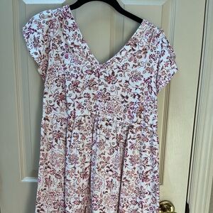 Isabel Maternity by Ingrid & Isabel Floral Dress - Cream and Pink